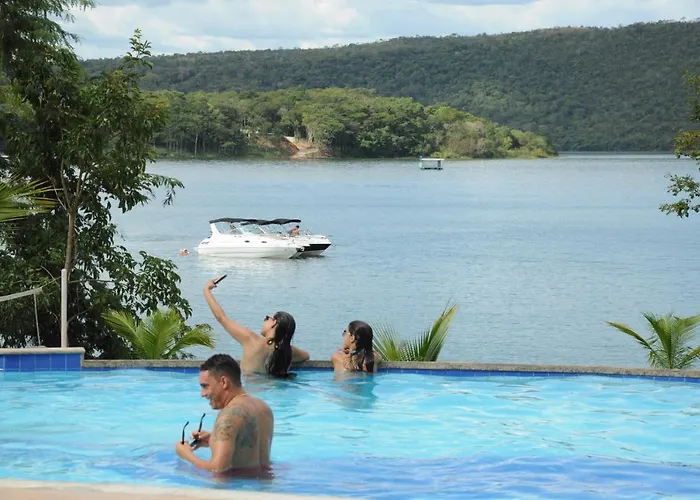 Aldeia Do Lago C104-Com Cozinha , Churrasqueira E Bebidas Liberadas No Parque Aquatico, Internet Banda Larga, Rampa Barco E Jet, Pesqueiro